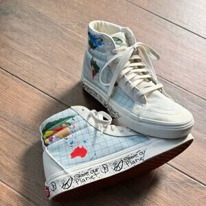 VANS Save Our Planet x Sk8-High Tops Women’s Size 7 Men’s 5.5 Sneakers Globe